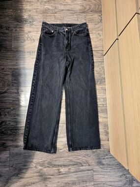 H&M Wide Leg Black Jeans